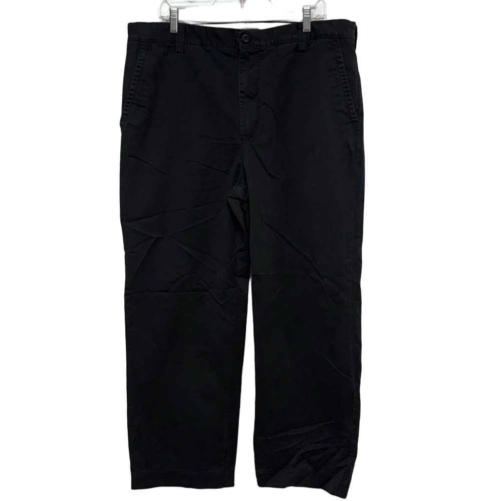 Consensus Men’s 38x30 Black Chino Pants Cotton Business Casual